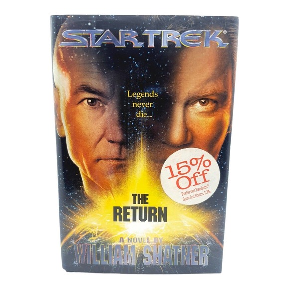 True First Edition Star Trek William Shatner Trilogy Books Return Spectre Avenge - Picture 7 of 12